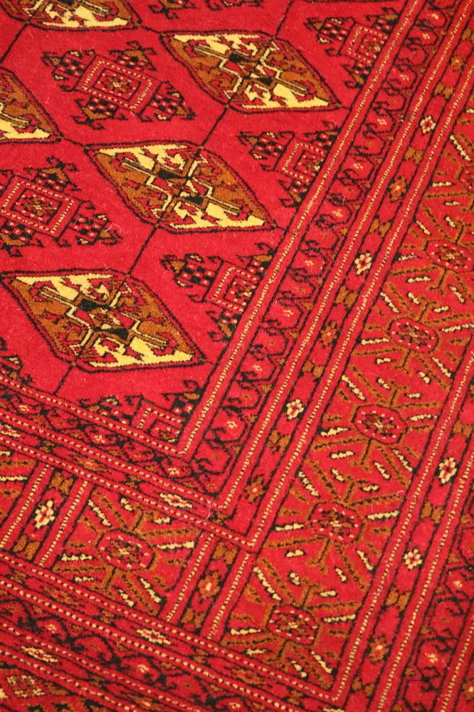 Red Turkmen Carpet